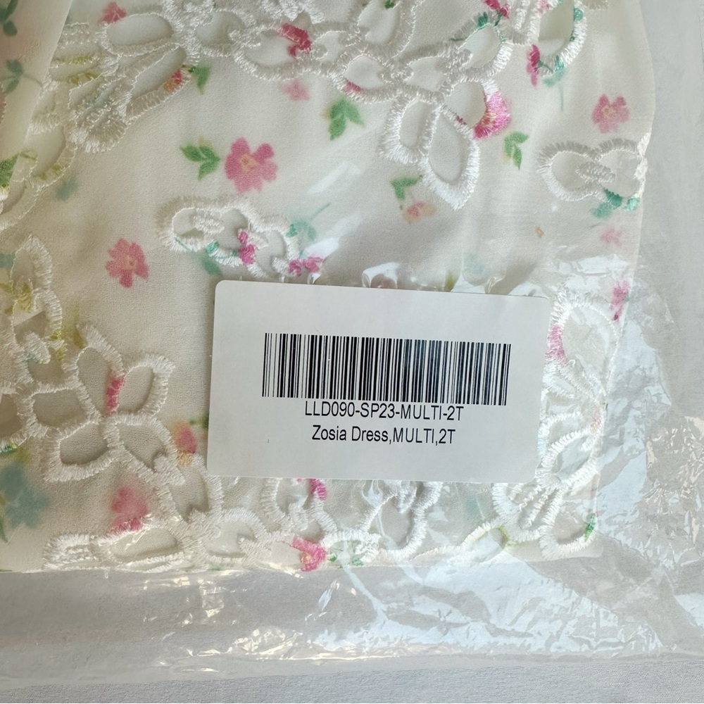 NWT For Love and Lemons Lil Lemons Zosia Dress, Size 2T - Picture 4 of 4